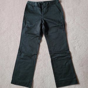 GAP Straight Fit Trousers Black